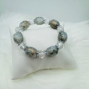 Ash Barrel Design Beaded Bracelet